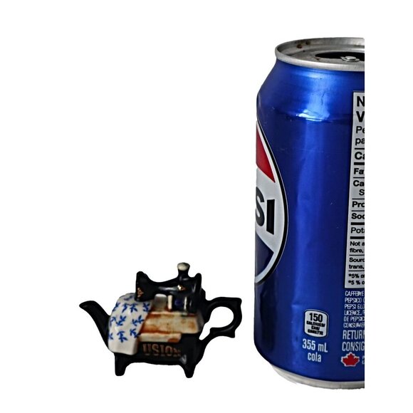 Vintage Mini Miniature Paul Cardew Sewing Machine Tea Pot Teapot - Picture 7 of 7